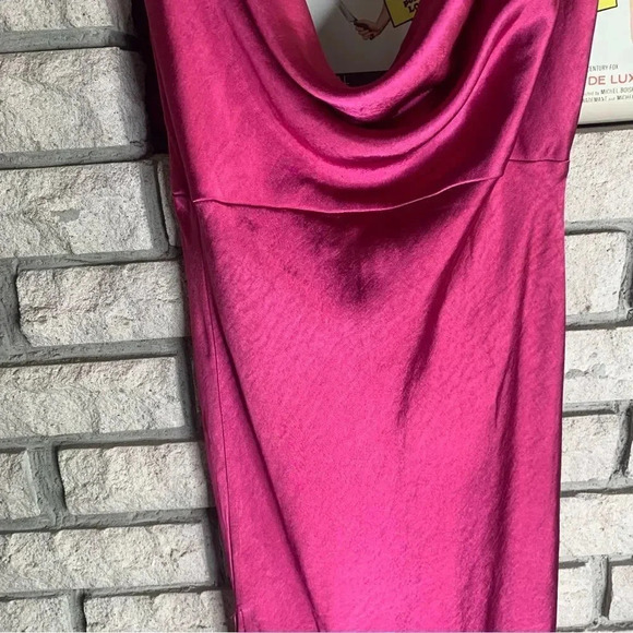 Princess Polly Lioness WALK THE LINE MIDI DRESS MAGENTA - Picture 8 of 12